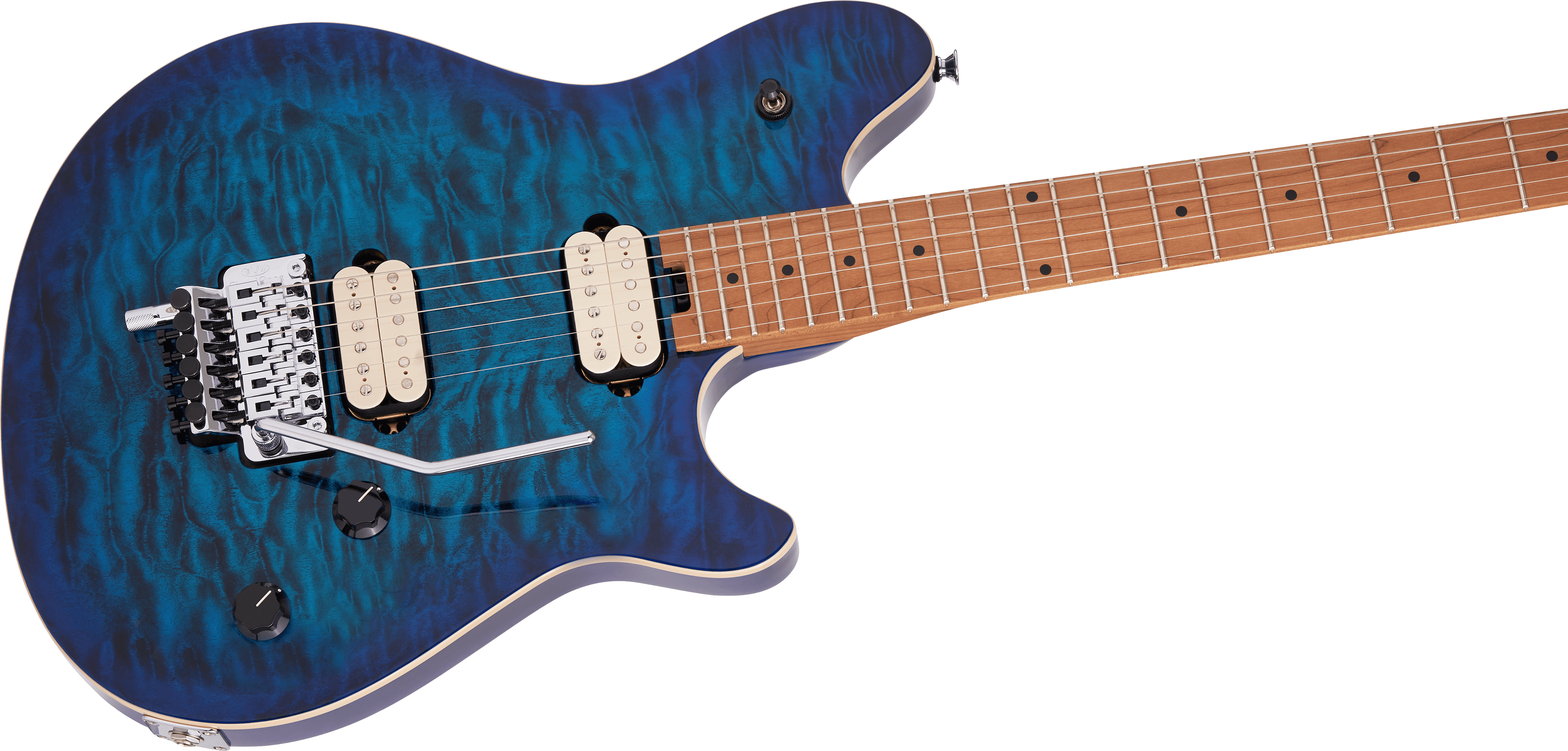 EVH Wolfgang® Special QM, Baked Maple Fingerboard, Chlorine Burst