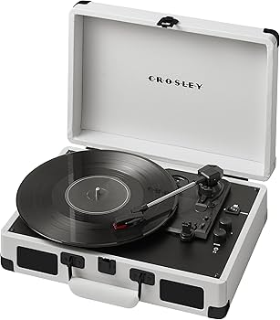 Crosley Cruiser Plus Turntable, White Farmhouse