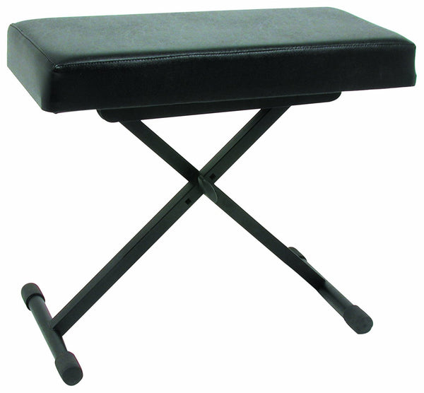 Quik Lok Height Adjustable Small Bench with Thick Cushion