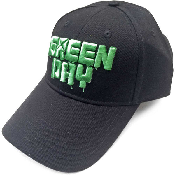 GREEN DAY UNISEX BASEBALL CAP: DRIPPING LOGO