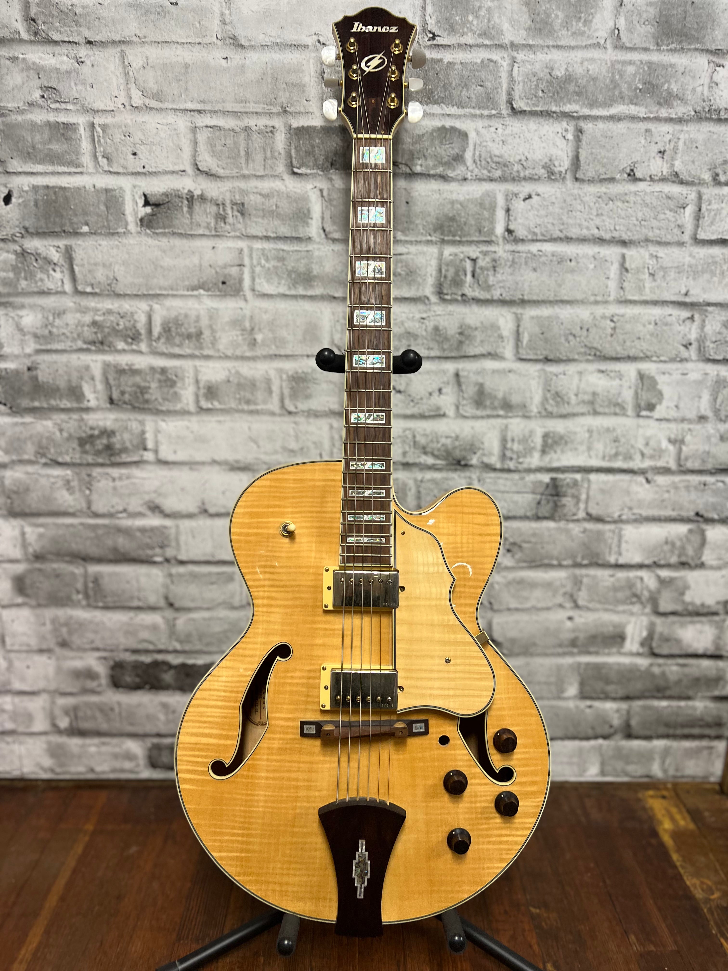 Used Ibanez Artcore AF-105-NT-12-01 Electric Guitar – Natural | Excellent Condition