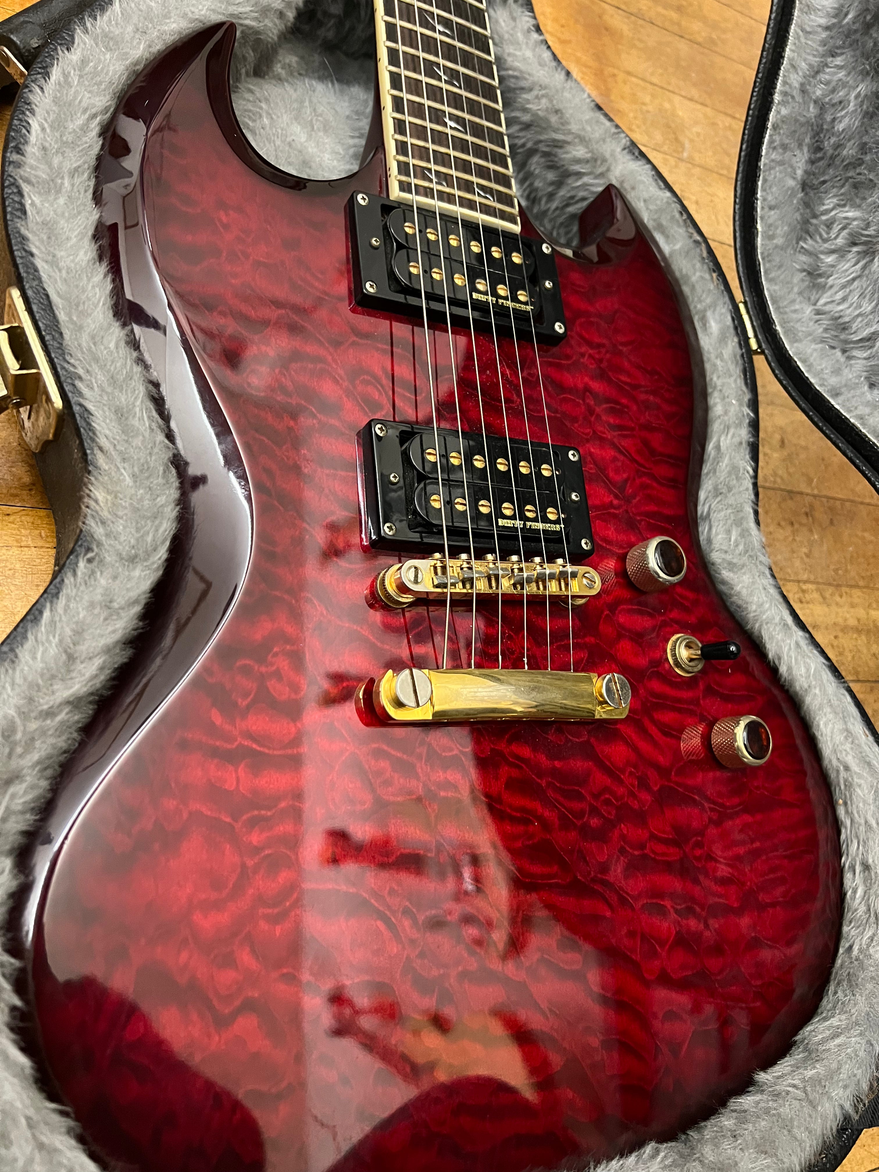 Used Epiphone SG Custom Prophecy GX – Quilted Maple Top, w/ Hardshell Case | Excellent Condition