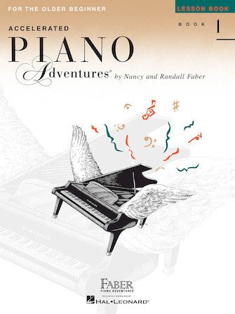Accelerated Piano Adventures for the Older Beginner – Lesson Book 1 - International Edition by Hal Leonard