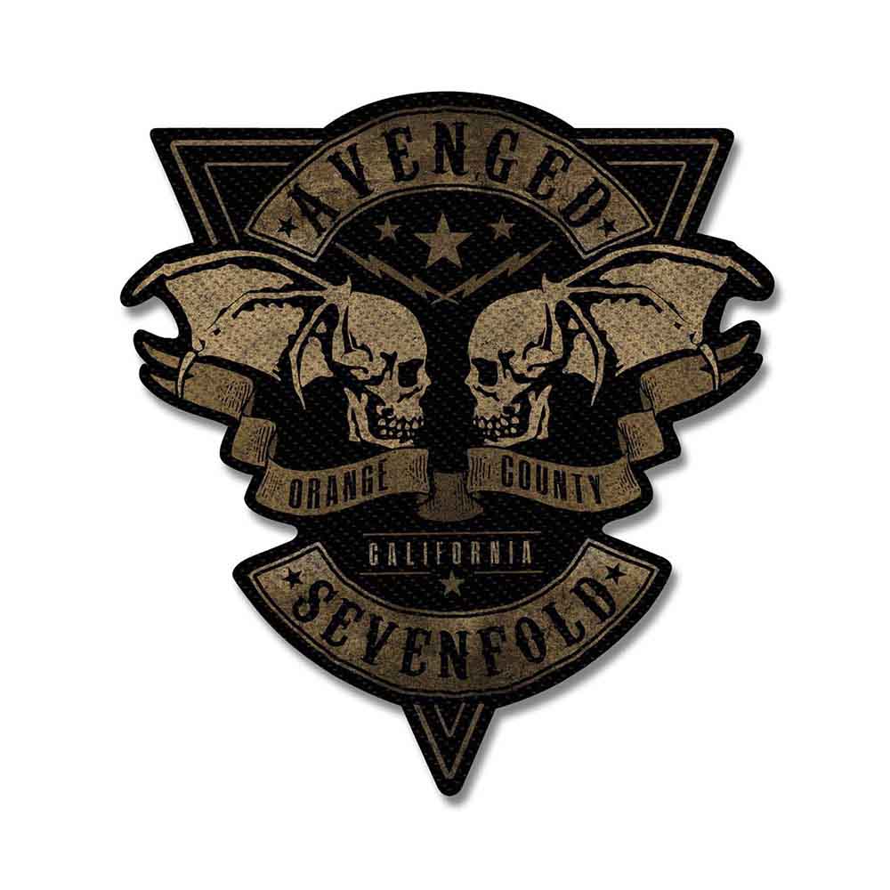 Avenged Sevenfold Woven Patch Orange County Cut - Out (Standard) by Rock Off Trade