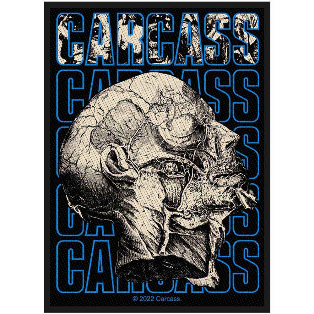 Carcass Standard Patch: Necro Head by Rock Off Trade