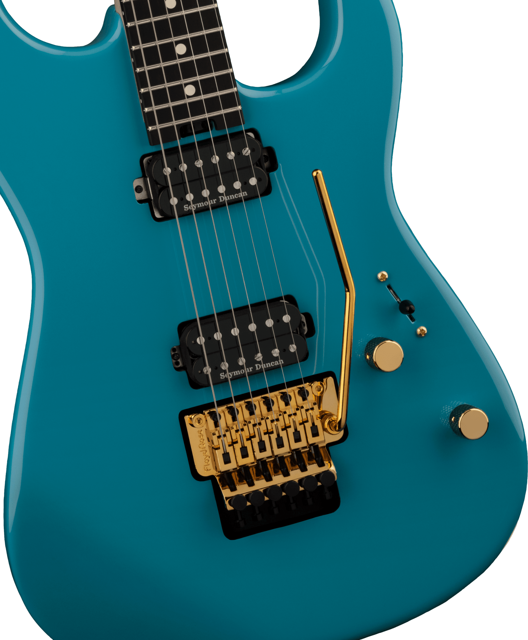 Charvel Pro - Mod San Dimas® Style 1 HH FR E, Ebony Fingerboard, Miami Blue by FMIC
