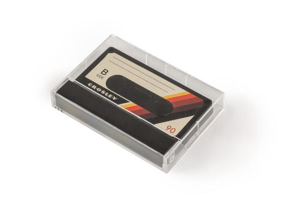 Crosley Cassette Tape Portable Bluetooth Speaker - Black by Deer Park Dist.