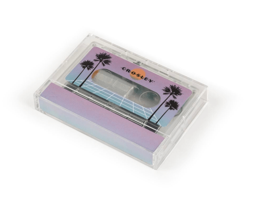 Crosley Cassette Tape Portable Bluetooth Speaker - Vaporwave Translucent by Deer Park Dist.