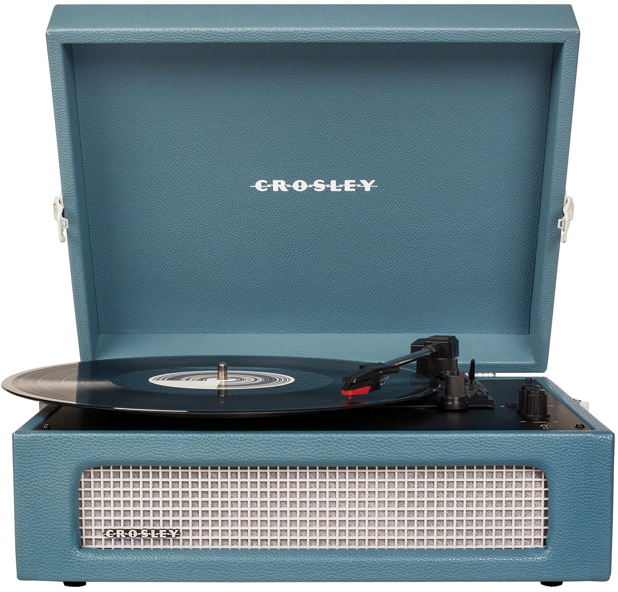 Crosley Voyager Portable Turntable - Weathered Blue by Deer Park Dist.