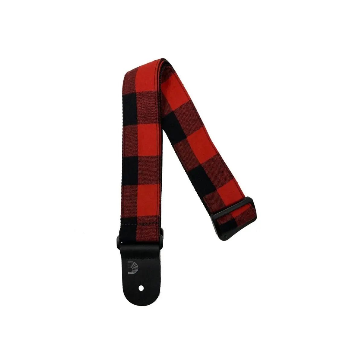 D'addario 50mm Guitar Strap, Flannel Red by D'Addario Canada