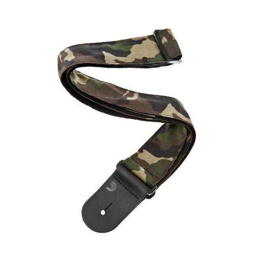 D'addario Guitar Strap 2" Camo by Faders Music Inc.