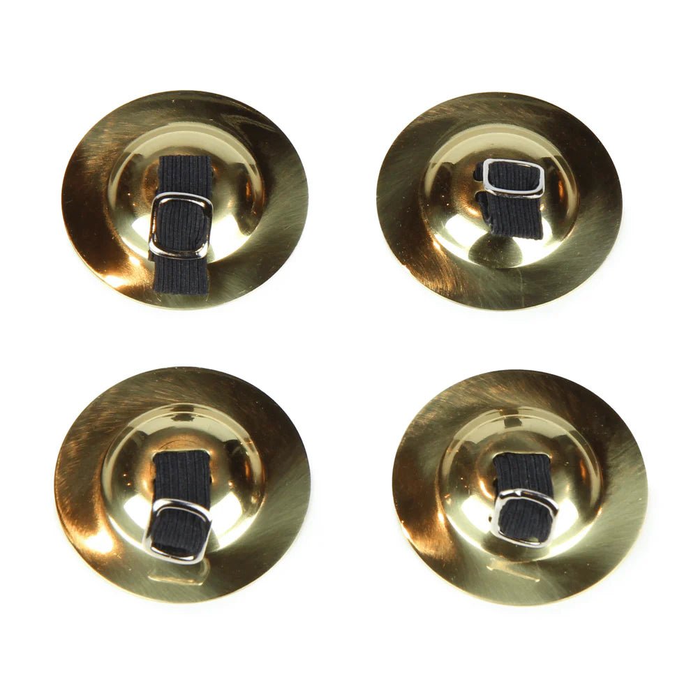 EMUS Brass Finger Cymbals, Set of 4 - E698 by Empire Music