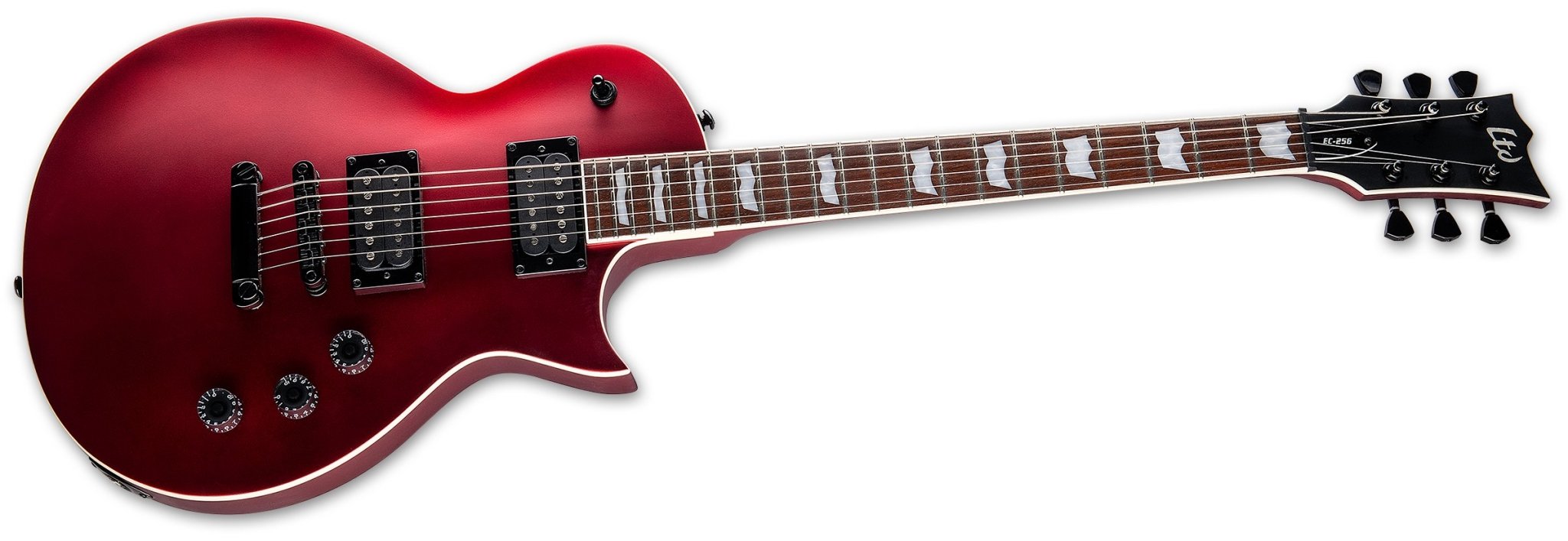 ESP EC - 256 Electric Guitar, Candy Apple Red Satin by B&J
