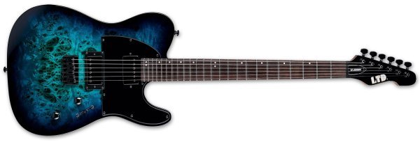 ESP TE - 200DX Electric Guitar, Blue Burst by Coast Music
