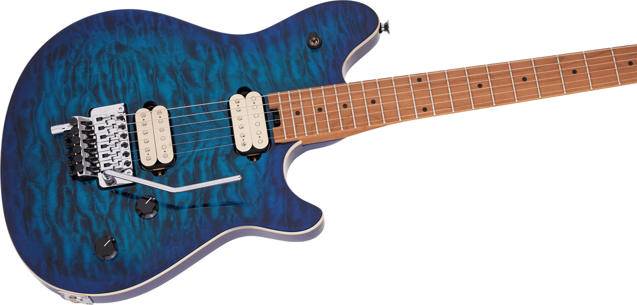 EVH Wolfgang® Special QM, Baked Maple Fingerboard, Chlorine Burst by FMIC