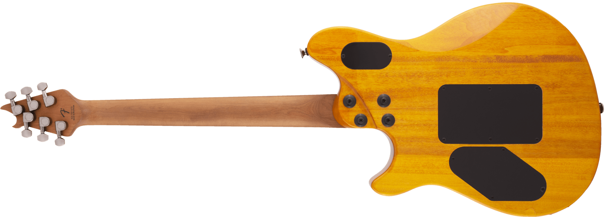 EVH Wolfgang® WG Standard QM, Baked Maple Fingerboard, Transparent Amber by FMIC