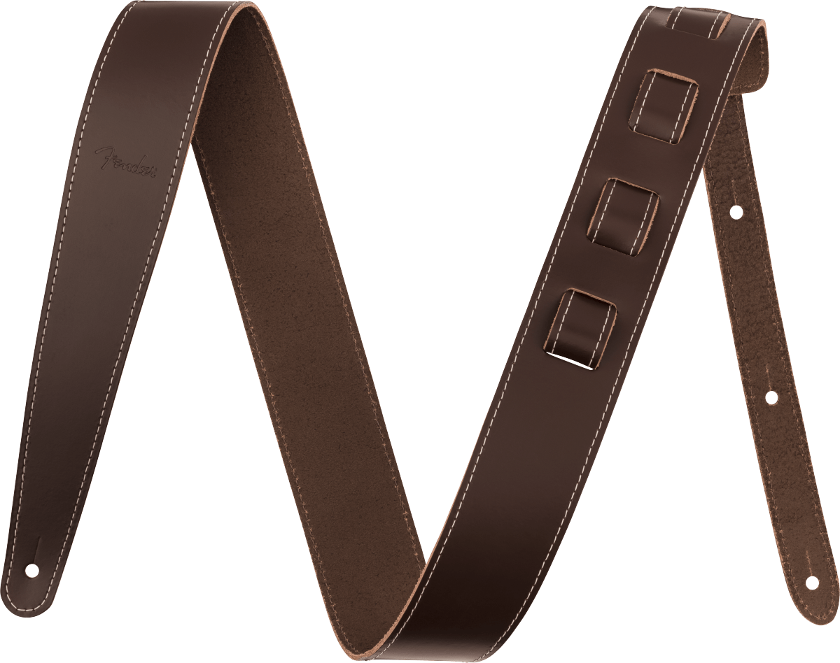 Fender 2" Essentials Economy Leather Strap by FMIC