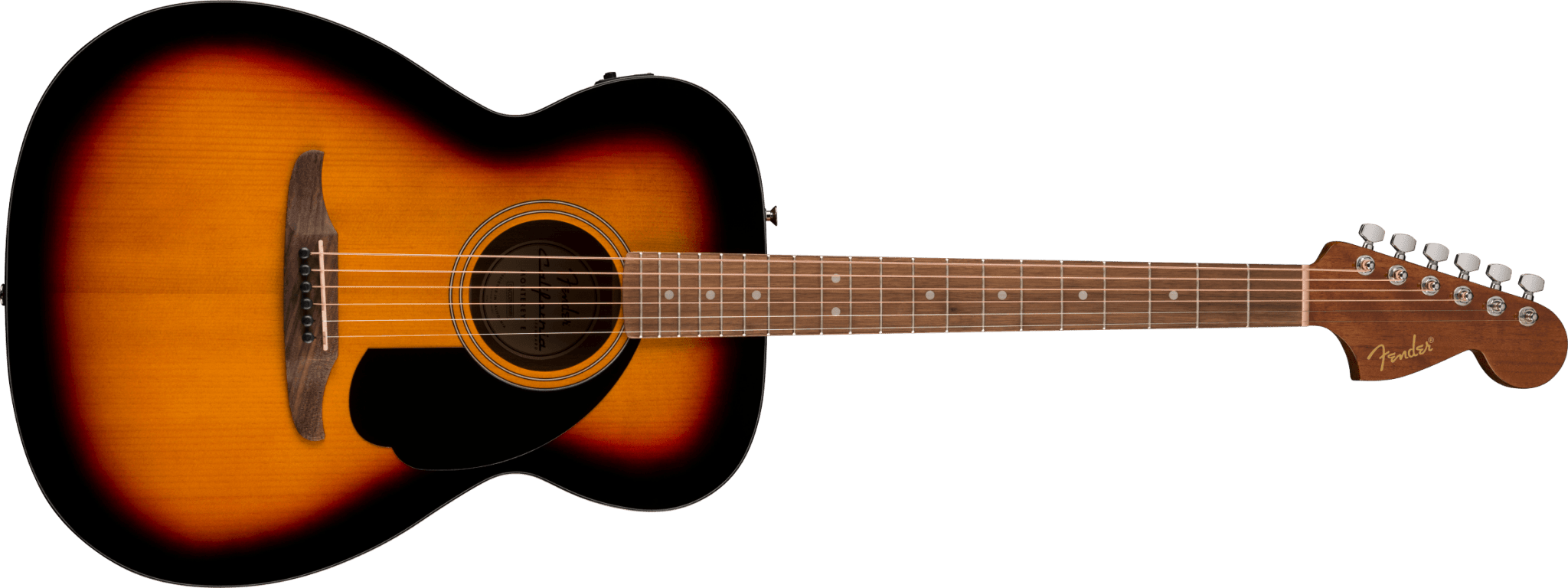 Fender California Standard Monterey™ E, Spruce Top, Black Pickguard, 3 - Color Sunburst by FMIC
