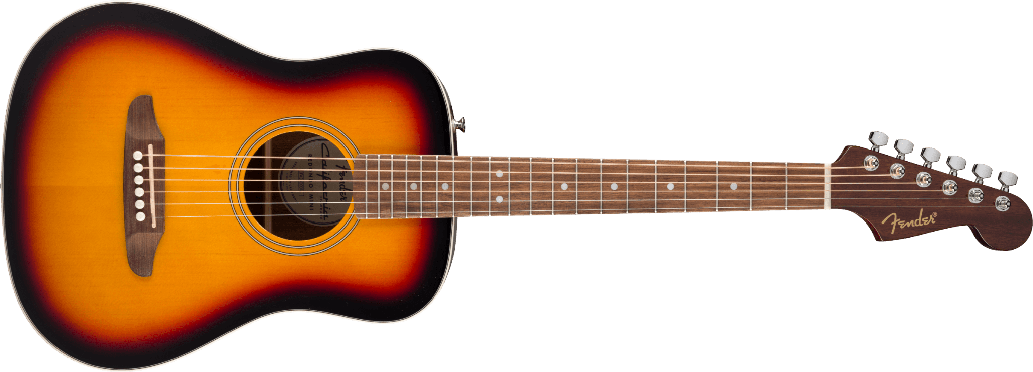 Fender California Standard Redondo™ Mini with Bag, Spruce Top, 3 - Color Sunburst by FMIC