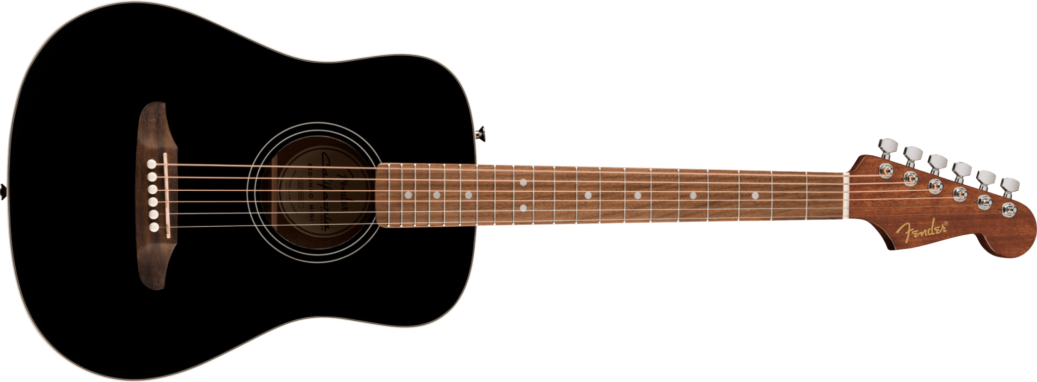 Fender California Standard Redondo™ Mini with Bag, Spruce Top, Black by FMIC