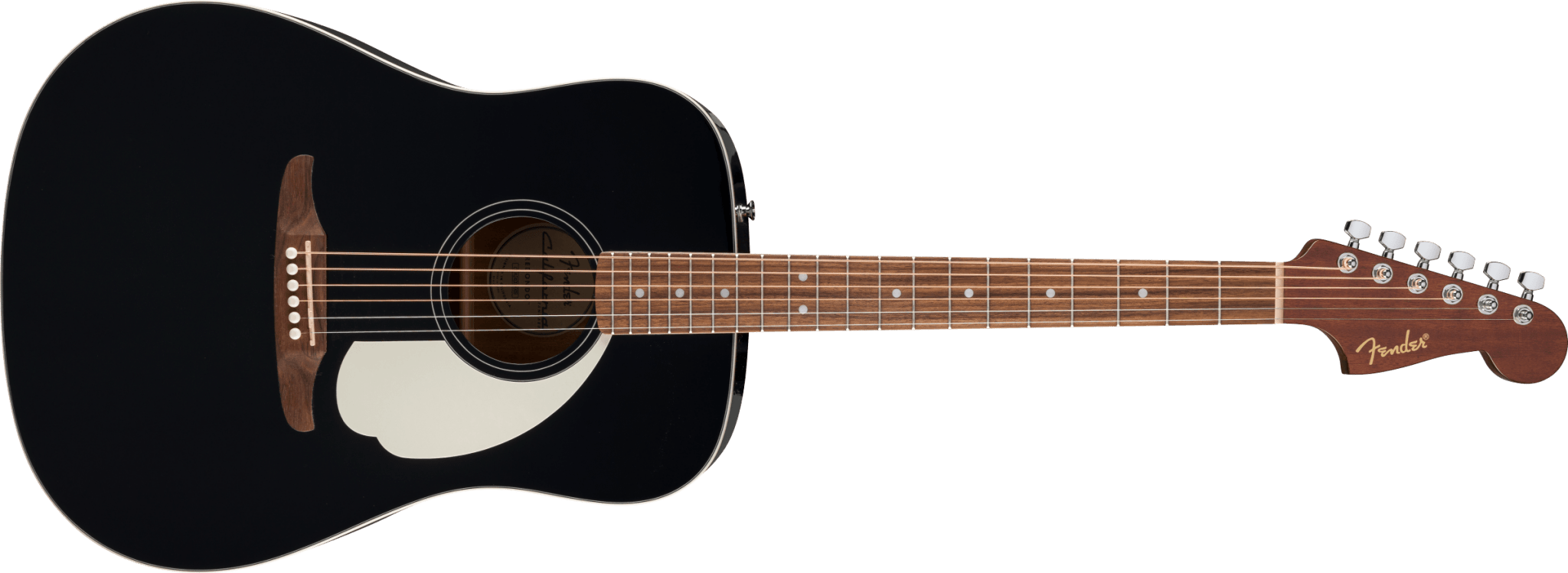 Fender California Standard Redondo™, Spruce Top, Black Pickguard, Black by FMIC