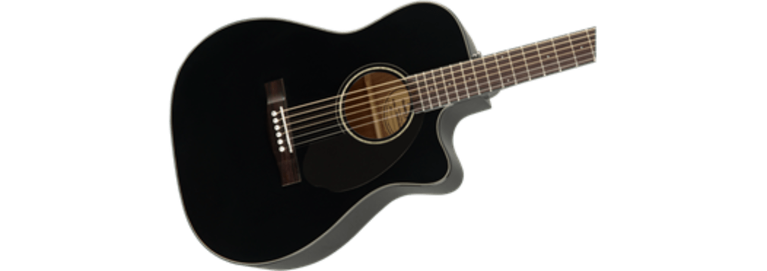 Fender CC - 60SCE Concert, Walnut Fingerboard, Black by FMIC