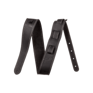 Fender® Monogrammed Leather Strap, Black, 2" by FMIC