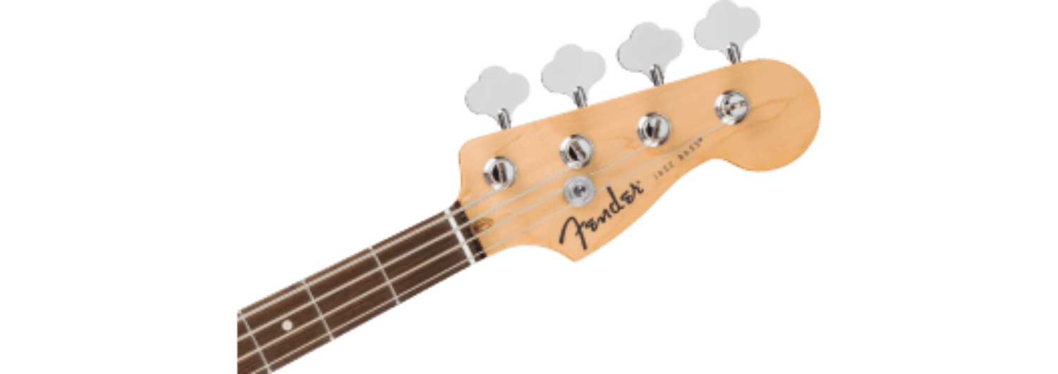Fender Standard Jazz Bass®, Laurel Fingerboard, White Pickguard, Olympic White by FMIC