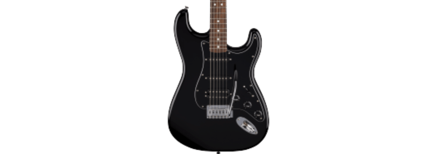 Fender Standard Stratocaster® HSS, Laurel Fingerboard, Black Pickguard, Black by FMIC