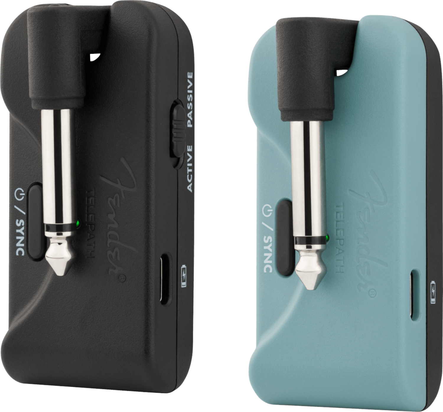 Fender Telepath™ Wireless System, Mystic Ice Blue and Black by FMIC