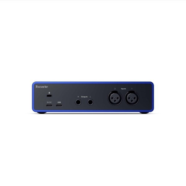 Focusrite Anniversary Edition Scarlett 2i2 4th Gen USB Audio Interface, ISA Blue by Erikson Audio