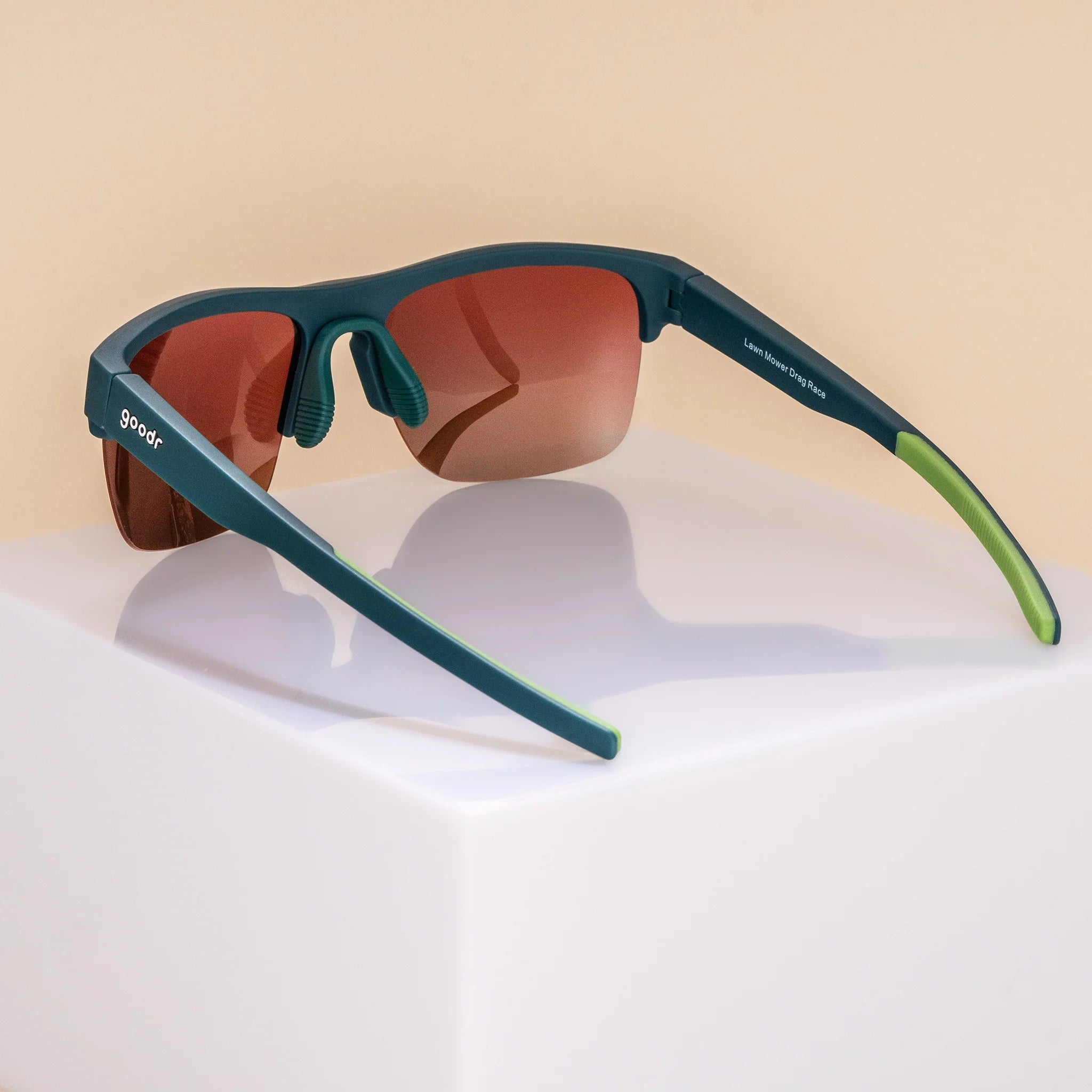 Goodr Sunglasses Flex G Lawn Mower Drag Race by Goodr