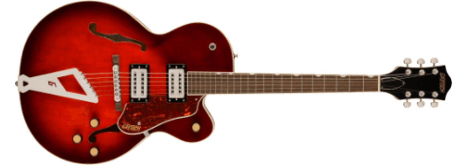 Gretsch G2420 Streamliner™ Hollow Body with Chromatic II, Laurel Fingerboard, Broad'Tron™ BT - 3S Pickups, Claret Burst by FMIC