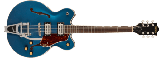 Gretsch G2622T Streamliner™ Center Block Double - Cut with Bigsby®, Laurel Fingerboard, Broad’Tron™ BT - 3S Pickups, Dark Denim by FMIC