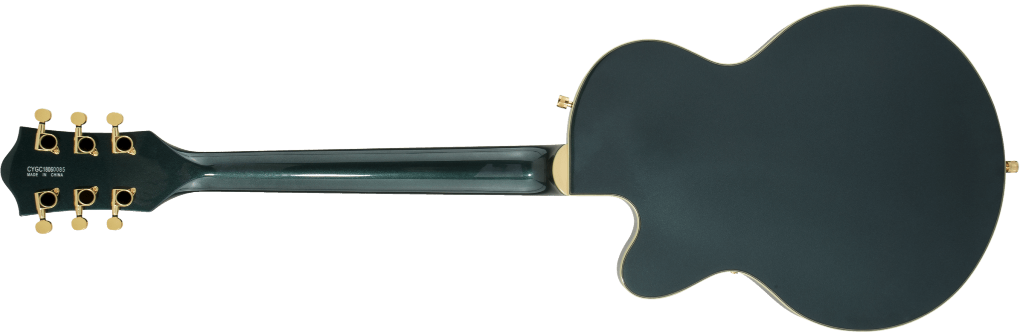 Gretsch G5655TG Electromatic® Center Block Jr. Single - Cut with Bigsby® and Gold Hardware, Laurel Fingerboard, Cadillac Green by FMIC