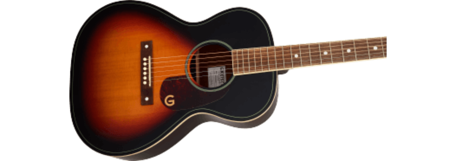Gretsch Jim Dandy™ Concert LTD, Solid Top, Walnut Fingerboard, Heritage Burst by FMIC