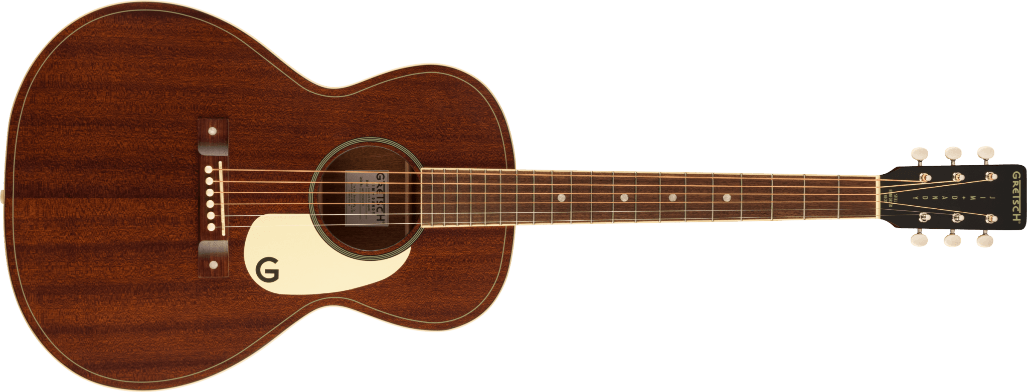 Gretsch Jim Dandy™ Concert, Walnut Fingerboard, Aged White Pickguard, Frontier Stain by FMIC
