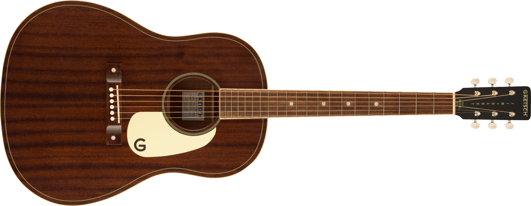 Gretsch Jim Dandy™ Dreadnought, Walnut Fingerboard, Aged White Pickguard, Frontier Stain by FMIC