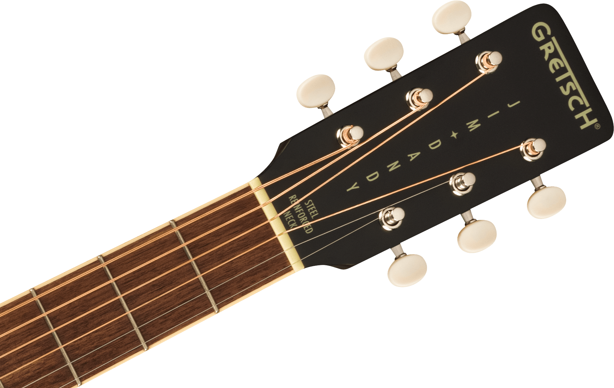 Gretsch Jim Dandy™ Dreadnought, Walnut Fingerboard, Aged White Pickguard, Frontier Stain by FMIC