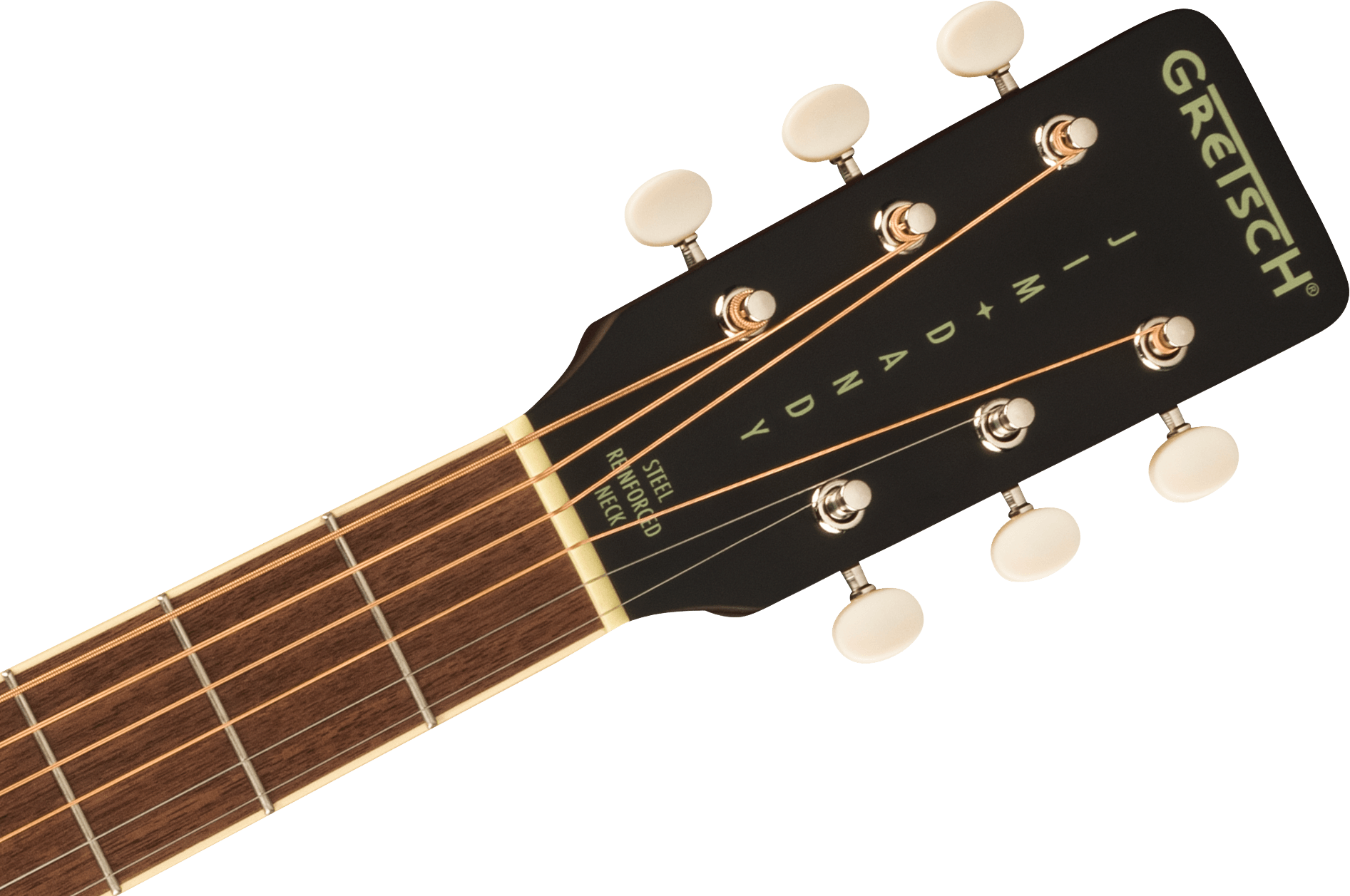 Gretsch Jim Dandy™ Dreadnought, Walnut Fingerboard, White Pickguard, Rex Burst by FMIC