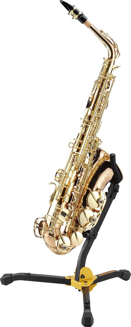 Hercules Alto/Tenor Saxophone Stand w/Bag by Coast Music