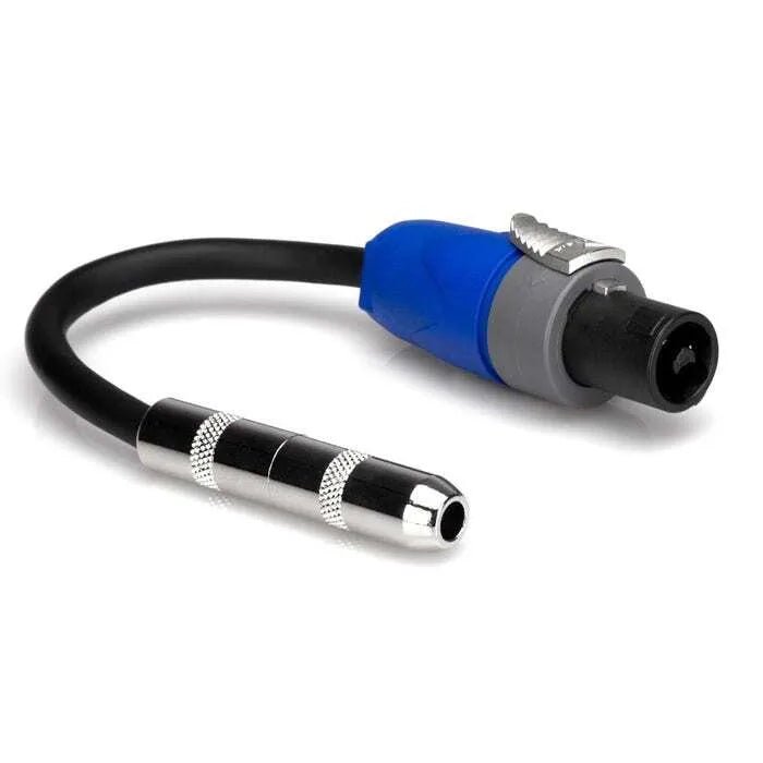 Hosa GSK - 116 Speaker Adaptor, 1/4" TS to Neutrik speakON by Yorkville
