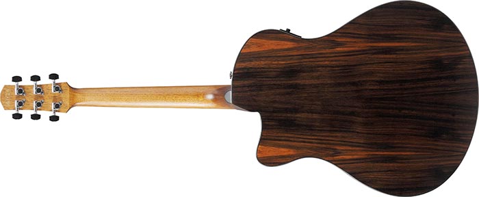 Ibanez AAM70CE Advanced Acoustic Electric, Trans Charcoal Burst by Hoshino