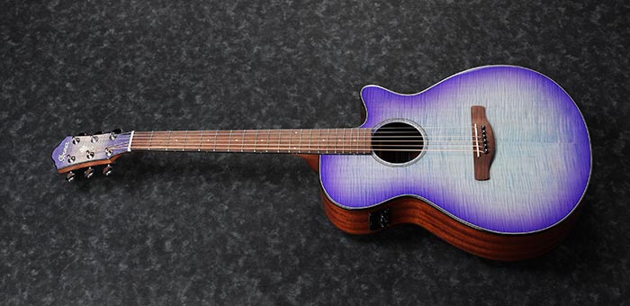 Ibanez AEG70PIH Acoustic - Electric Guitar - Purple Iris by Hoshino