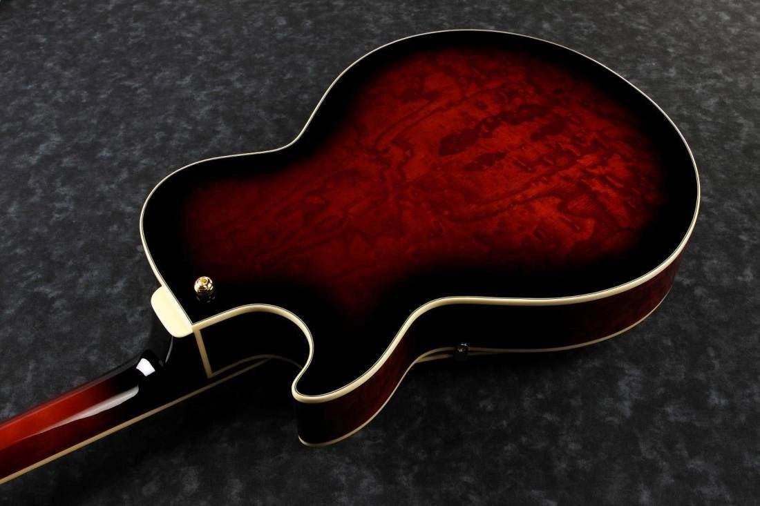 Ibanez Artcore Expressionist AG Hollow Body Guitar - Dark Brown Sunburst by Hoshino