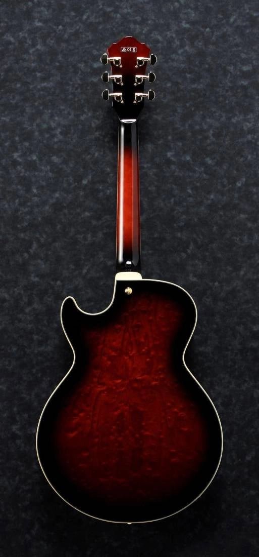 Ibanez Artcore Expressionist AG Hollow Body Guitar - Dark Brown Sunburst by Hoshino