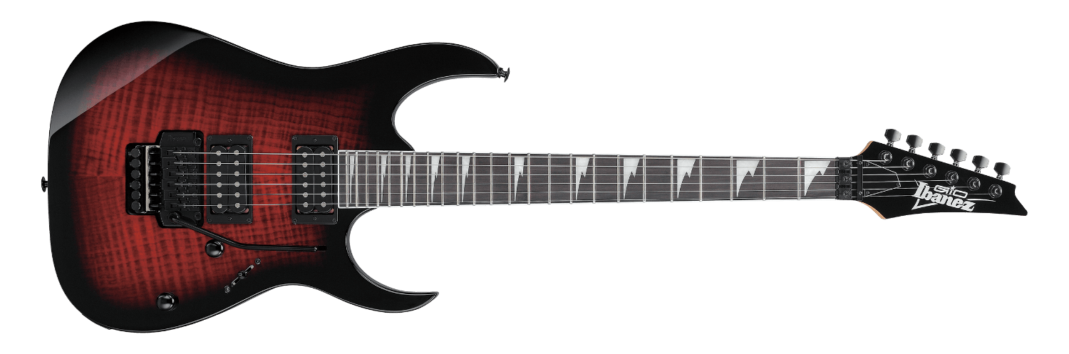 Ibanez Gio GRG320 Electric Guitar, Transparent Red Burst by Hoshino