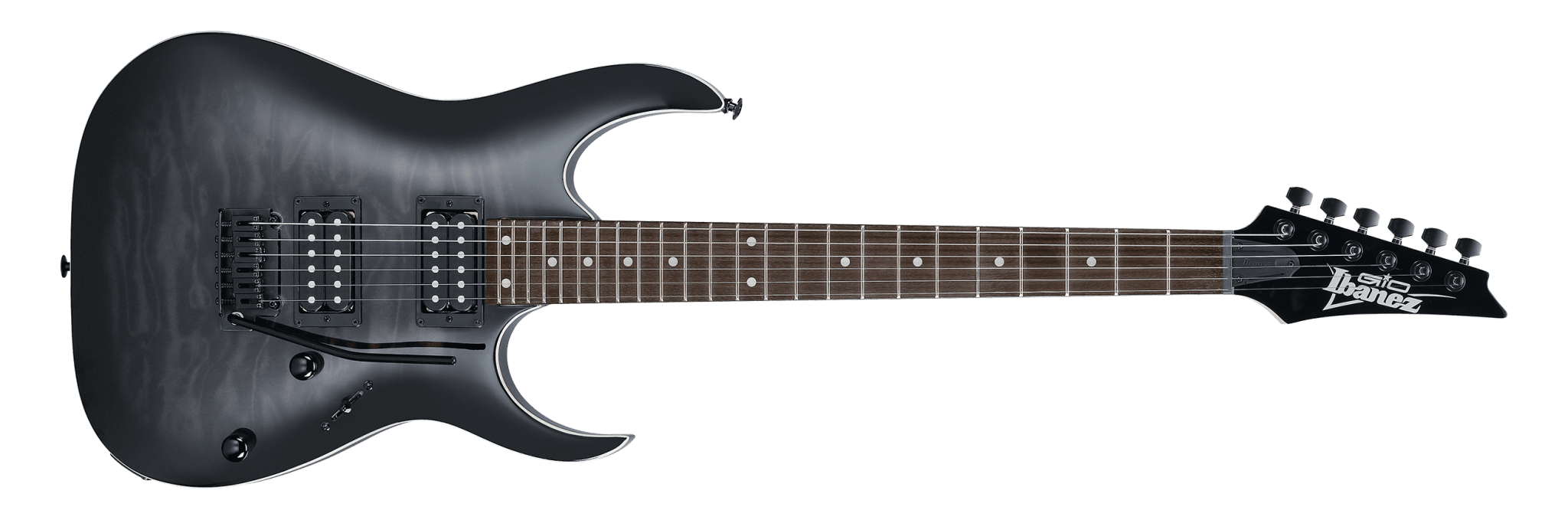 Ibanez Gio GRGA120QATKS Series Transparent Black Sunburst by Hoshino