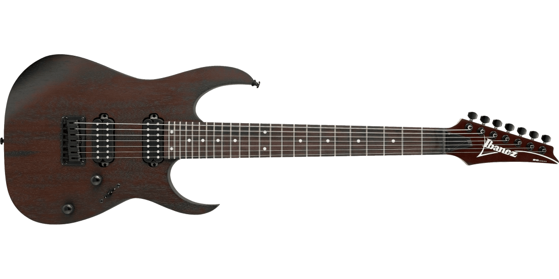 Ibanez RG 7 - String Electric Guitar - Walnut Flat by Hoshino