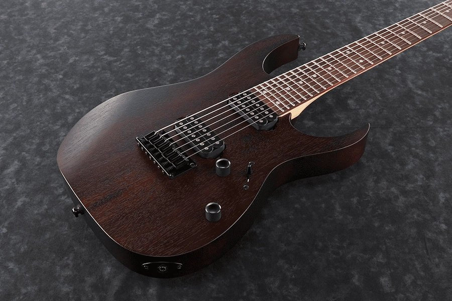 Ibanez RG 7 - String Electric Guitar - Walnut Flat by Hoshino